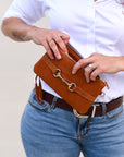 Wellington Wristlet Sorrel Suede