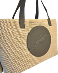 Tucker Tweed Equestrian Leather Handbags Barn to Beach Tote