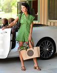 Tucker Tweed Equestrian Leather Handbags Barn to Beach Tote
