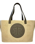 Tucker Tweed Equestrian Leather Handbags Signature Barn to Beach Tote