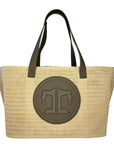 Tucker Tweed Equestrian Leather Handbags Signature Barn to Beach Tote