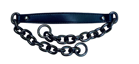 Tucker Tweed Equestrian Leather Handbags Black Chain & Leather Alternate Wristlet Strap