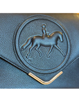 Tucker Tweed Equestrian Leather Handbags Dressage Madelyn Crossbody- Gold