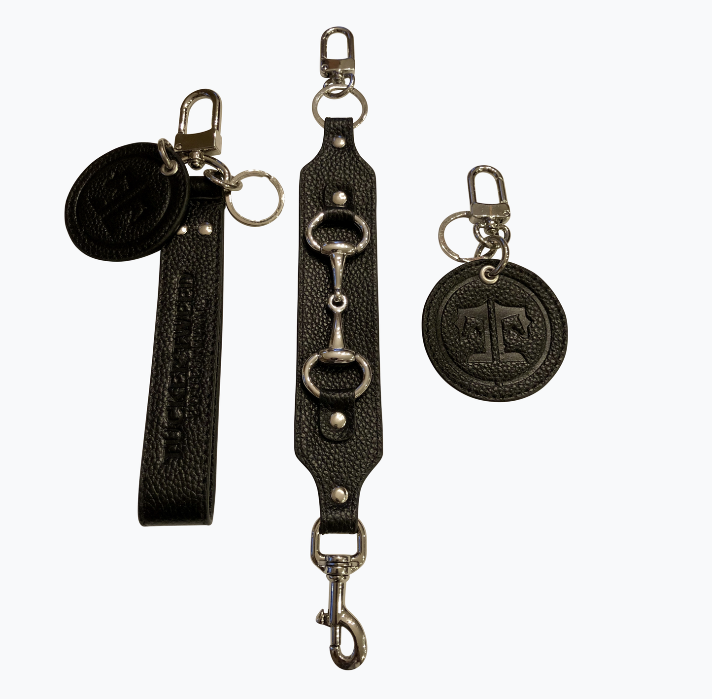 Tucker Tweed Equestrian Leather Handbags Signature Key Chain