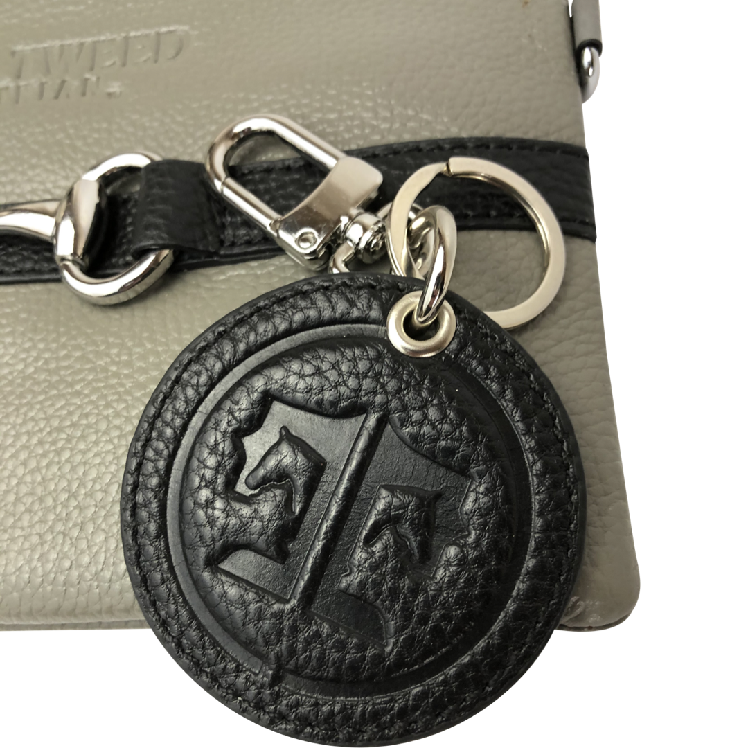 Tucker Tweed Equestrian Leather Handbags Signature Key Chain