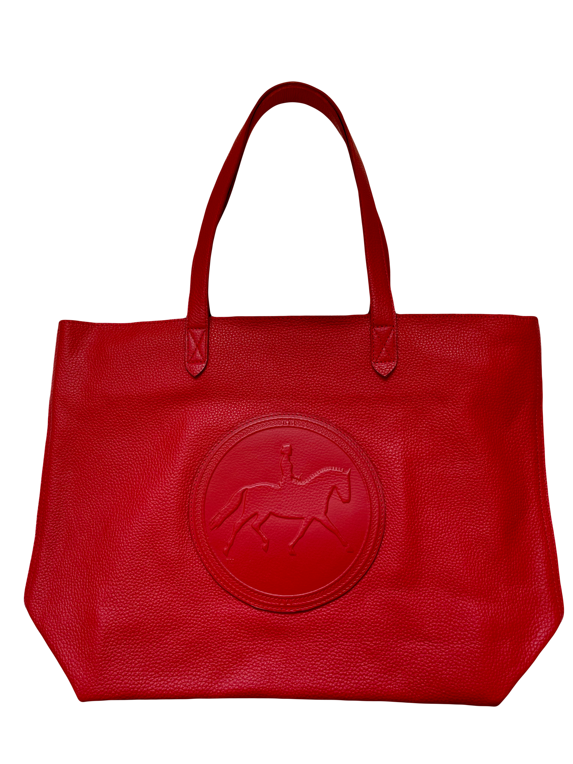 Tucker Tweed Equestrian Leather Handbags Dressage Red Sonoma Shoulder Bag: Dressage