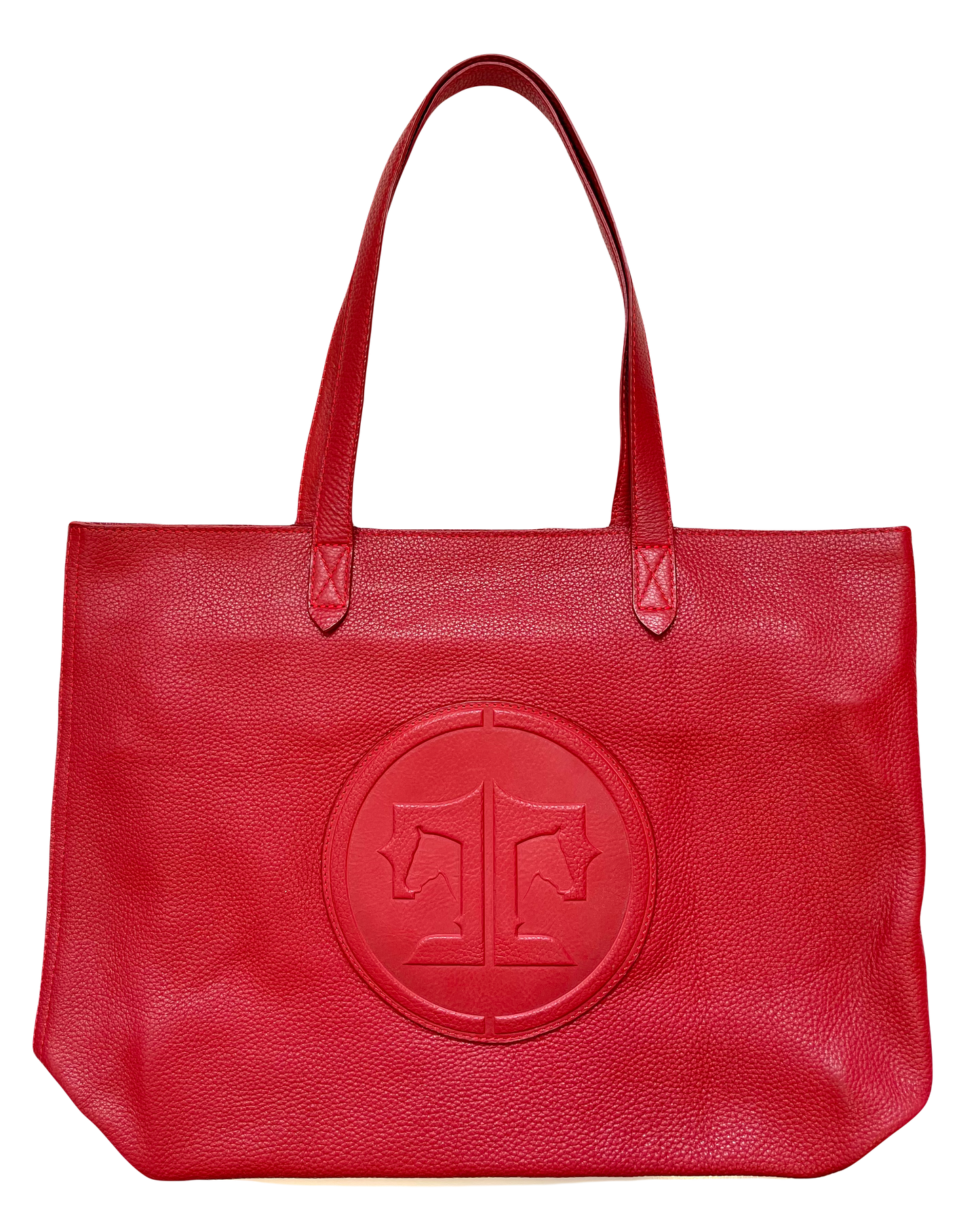 Tucker Tweed Equestrian Leather Handbags SIgnature Red Sonoma Shoulder Bag: Signature