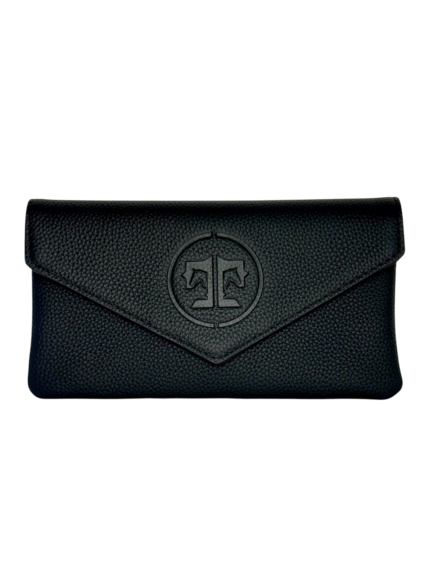 Tucker Tweed Equestrian Leather Handbags Black Solid Stablemate