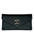 Tucker Tweed Equestrian Leather Handbags Black Solid/Gun Metal Logo Stablemate