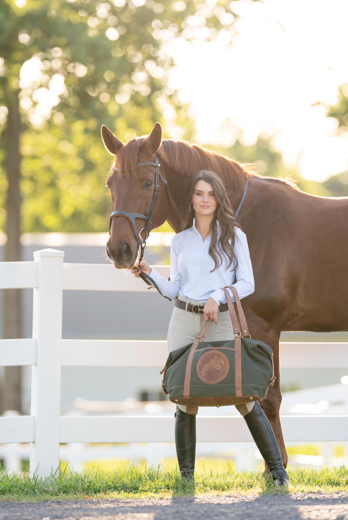 Tucker Tweed Equestrian TTE BARN DUFFLE
