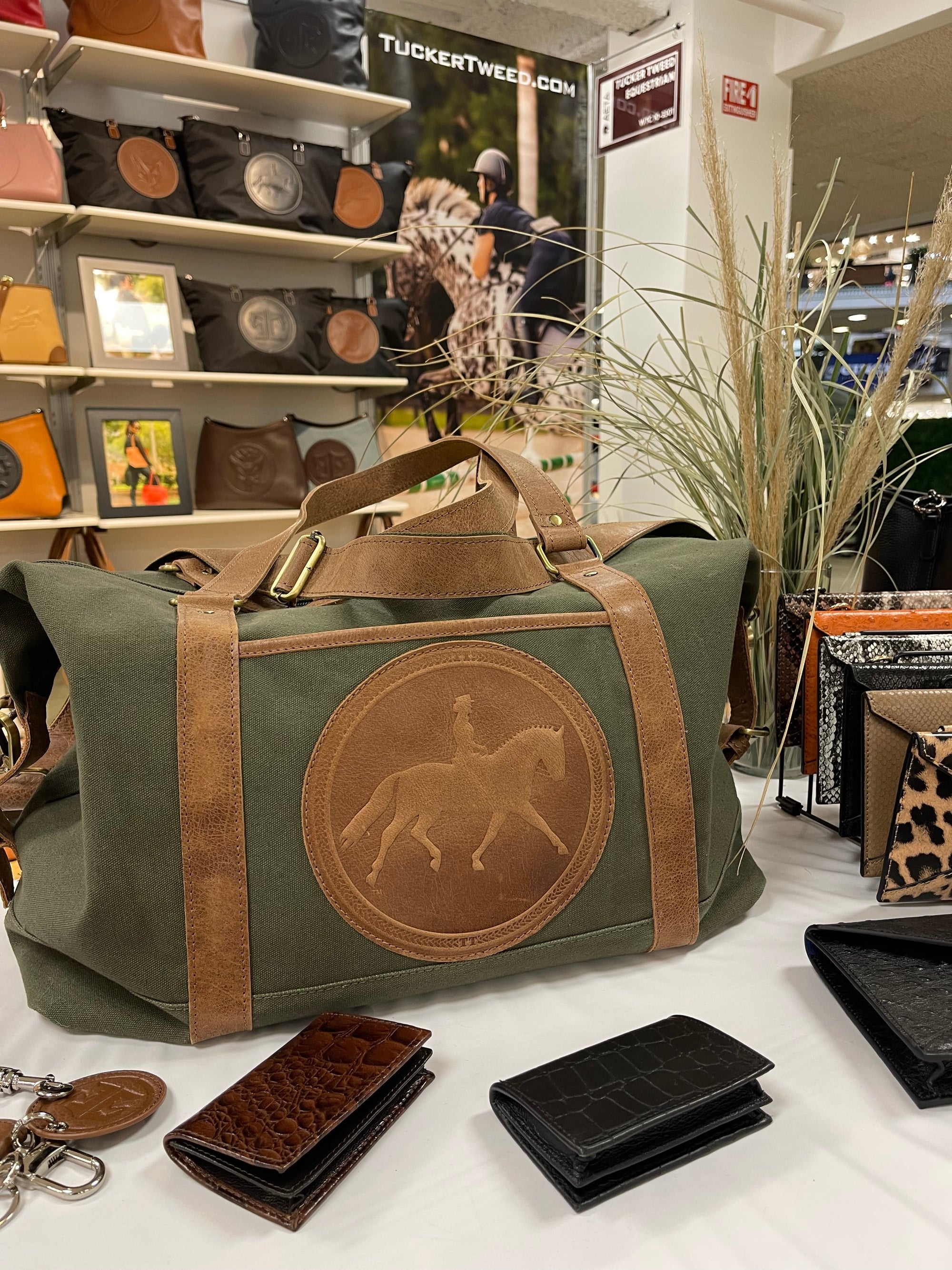 Tucker Tweed Equestrian TTE BARN DUFFLE BAG