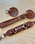 Tucker Tweed Equestrian Leather Handbags Tucker Tweed Loop Keychain