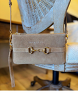 Tucker Tweed Equestrian Apparel & Accessories Wellington Wristlet Milk Chocolate Suede Edition