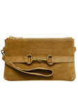 Tucker Tweed Equestrian Apparel & Accessories Wellington Wristlet Milk Chocolate Suede Edition