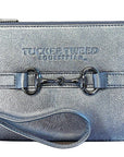 Tucker Tweed Equestrian Silver Wellington Wristlet, MOVING SALE Discount