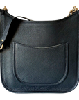 Tucker Tweed Leather Handbags Middleburg Messenger, Hunter/Jumper