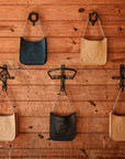 Tucker Tweed Leather Handbags Middleburg Messenger, Hunter/Jumper