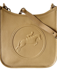 Tucker Tweed Leather Handbags Camel / Hunter/Jumper Middleburg Messenger, Hunter/Jumper