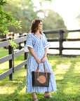 Tucker Tweed Leather Handbags The James River Carry All: Dressage