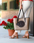 Tucker Tweed Leather Handbags The James River Carry All: Signature