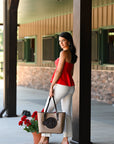 Tucker Tweed Leather Handbags The James River Carry All: Signature