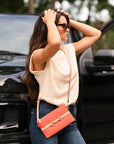 Tucker Tweed Leather Handbags The Wellington Wristlet