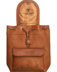 Tucker Tweed Equestrian Leather Handbags Brandywine Backpack: Hunter/Jumper