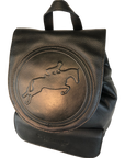 Tucker Tweed Equestrian Leather Handbags Brandywine Backpack: Hunter/Jumper
