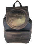 Tucker Tweed Equestrian Leather Handbags Hunter Jumper - Black Brandywine Backpack: Hunter/Jumper
