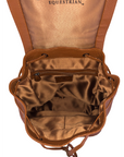 Tucker Tweed Equestrian Leather Handbags Brandywine Backpack: Signature