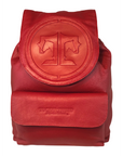 Tucker Tweed Equestrian Leather Handbags Signature Red Brandywine Backpack: Signature