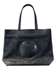 Tucker Tweed Equestrian Leather Handbags Foxhunting Black Sonoma Shoulder Bag: Foxhunting