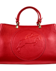 Tucker Tweed Leather Handbags Red / Hunter/Jumper Sedgefield Legacy: Hunter/Jumper