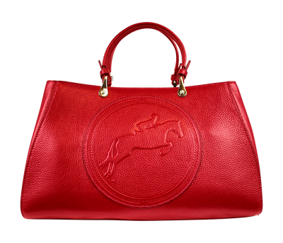 Tucker Tweed Leather Handbags Red / Hunter/Jumper Sedgefield Legacy: Hunter/Jumper
