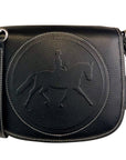 Tucker Tweed Leather Handbags Black / Dressage The Camden Crossbody: Dressage