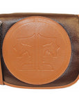 Tucker Tweed Leather Handbags Dark Chocolate / Chestnut / Signature The Camden Crossbody: Signature