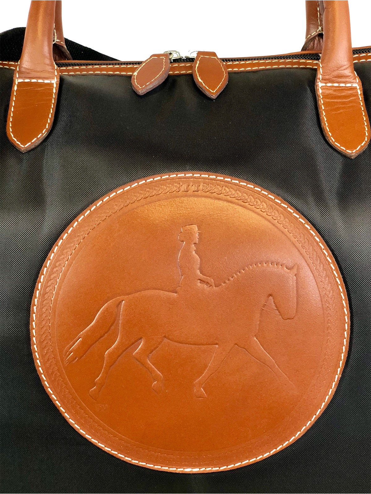 Tucker Tweed Leather Handbags The Tryon Travel Overnight: Dressage