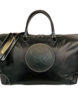 Tucker Tweed Leather Handbags Black/Black / Fox The Tryon Travel Overnight: Foxhunting