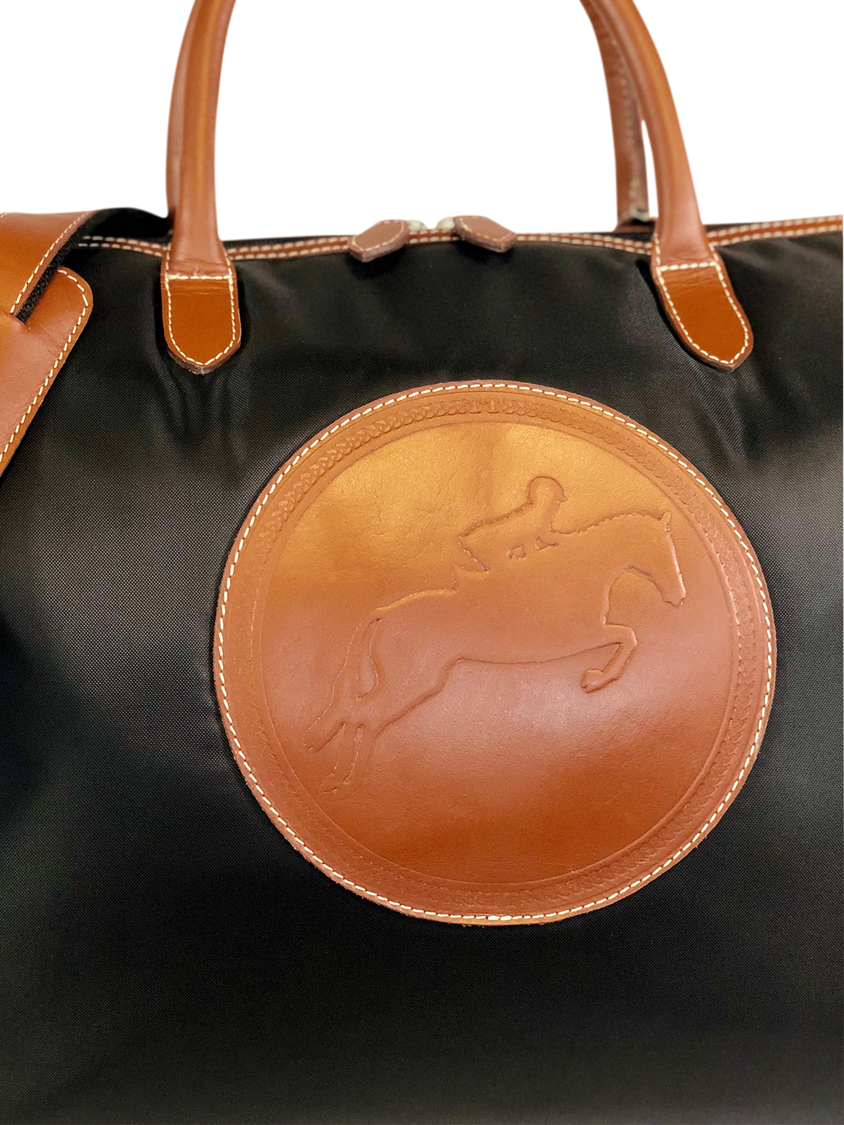 Tucker Tweed Leather Handbags The Tryon Travel Overnight: Hunter/Jumper