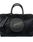 Tucker Tweed Leather Handbags Black/Black / Hunter/Jumper The Tryon Travel Overnight: Hunter/Jumper