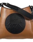 Tucker Tweed Leather Handbags Chestnut/Black / Dressage The Tweed Manor Tote: Dressage