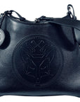 Tucker Tweed Leather Handbags Black / Foxhunting The Tweed Manor Tote: Foxhunting