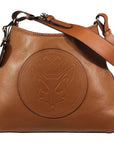 Tucker Tweed Leather Handbags Chestnut / Foxhunting The Tweed Manor Tote: Foxhunting