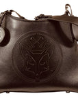 Tucker Tweed Leather Handbags Dark Chocolate / Foxhunting The Tweed Manor Tote: Foxhunting