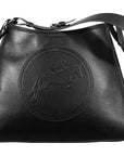 Tucker Tweed Leather Handbags Black / Hunter/Jumper The Tweed Manor Tote: Hunter Jumper