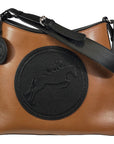 Tucker Tweed Leather Handbags Chestnut/Black / Hunter/Jumper The Tweed Manor Tote: Hunter Jumper