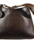 Tucker Tweed Leather Handbags Dark Chocolate / Hunter/Jumper The Tweed Manor Tote: Hunter Jumper
