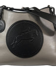Tucker Tweed Leather Handbags Grey/Black / Hunter/Jumper The Tweed Manor Tote: Hunter Jumper