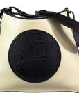 Tucker Tweed Leather Handbags Ivory/Black / Hunter/Jumper The Tweed Manor Tote: Hunter Jumper
