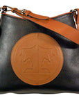 Tucker Tweed Leather Handbags Black/Chestnut / Signature The Tweed Manor Tote: Signature